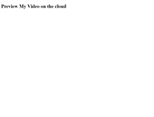 Tablet Screenshot of previewmyvideo.com